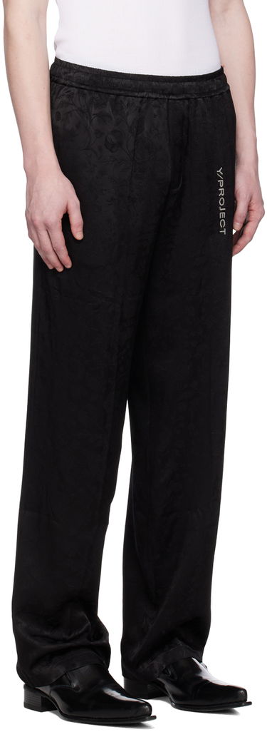 Панталони Y/PROJECT Y/Project Jacquard Lounge Pants Черно | PANT98-S24, 1