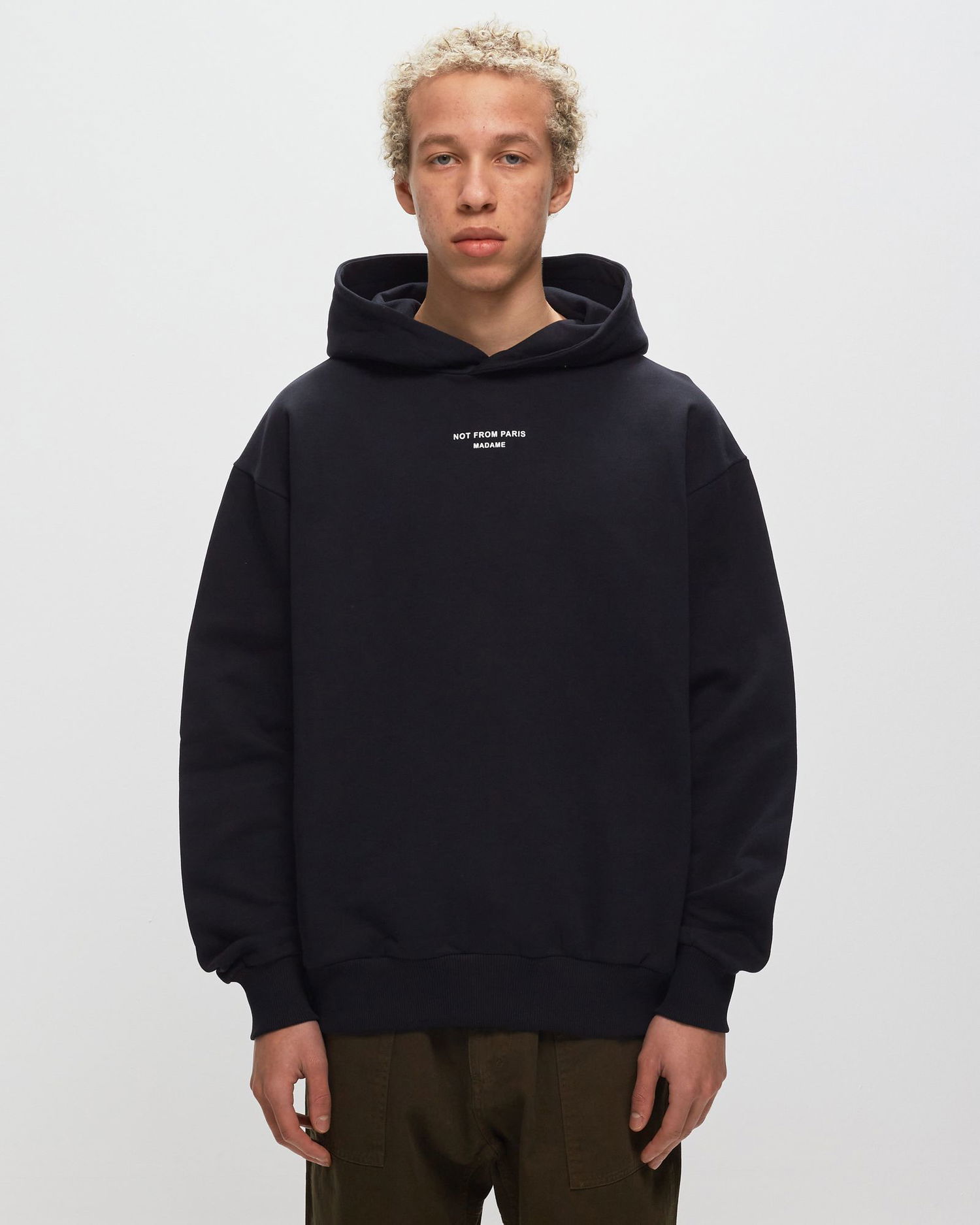 Суитчър Drôle de Monsieur Le Hoodie Classique Черно | PERM-P04BL, 1
