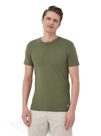 Тениска Polo by Ralph Lauren Crew Base Layer Tee - 3 Pack Зелено | 714830304013