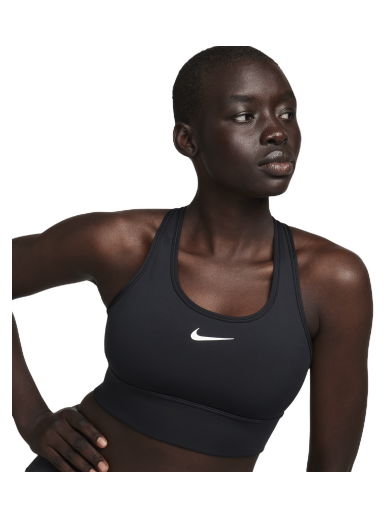 Сутиен Nike Swoosh Medium Support Padded Longline Sports Bra Черно | FN2728-010