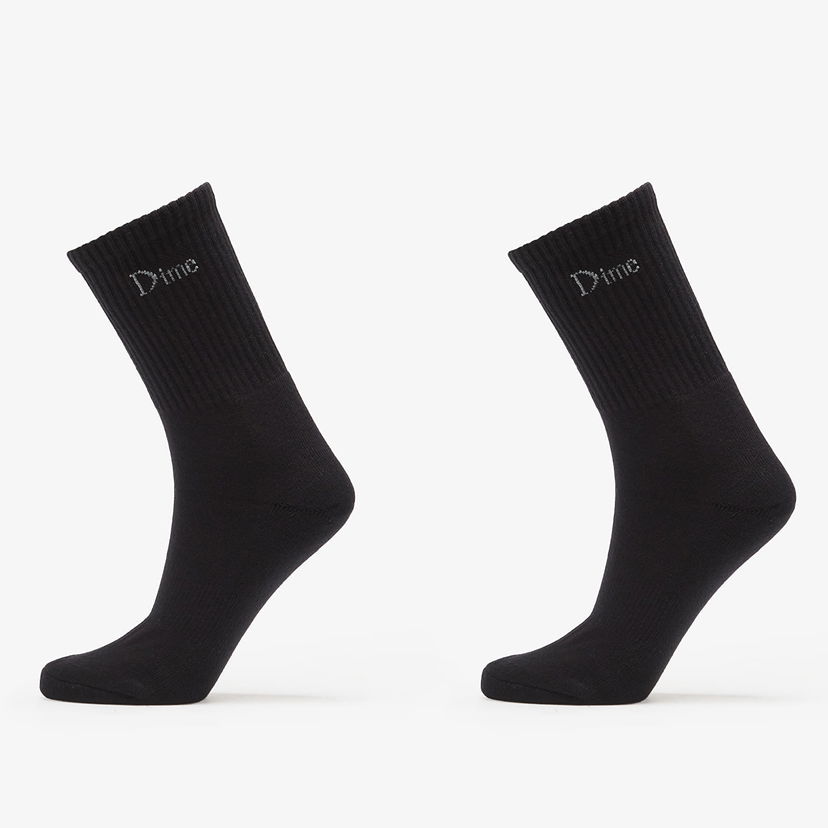 Чорапи Dime Dime Classic Long Socks (2 Pack) Черно | DIMEFA2539BLK