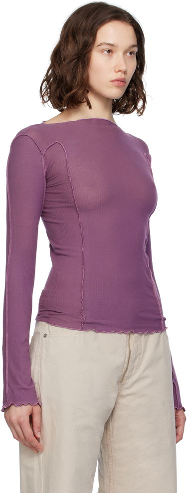 Тениска Baserange Baserange Omato Long Sleeve T-Shirt Черно | TTOML-CR-AU25, 4