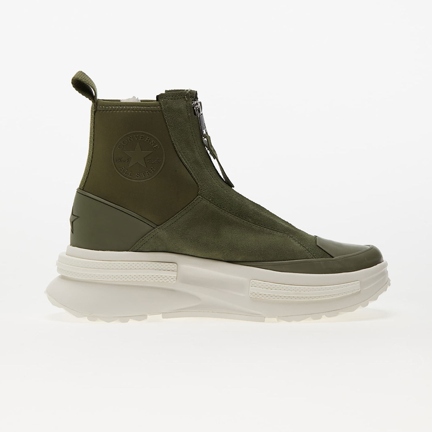 Кецове и обувки Converse Run Star Legacy Chelsea CX Platform Suede "Olive" Зелено | A05527C, 0