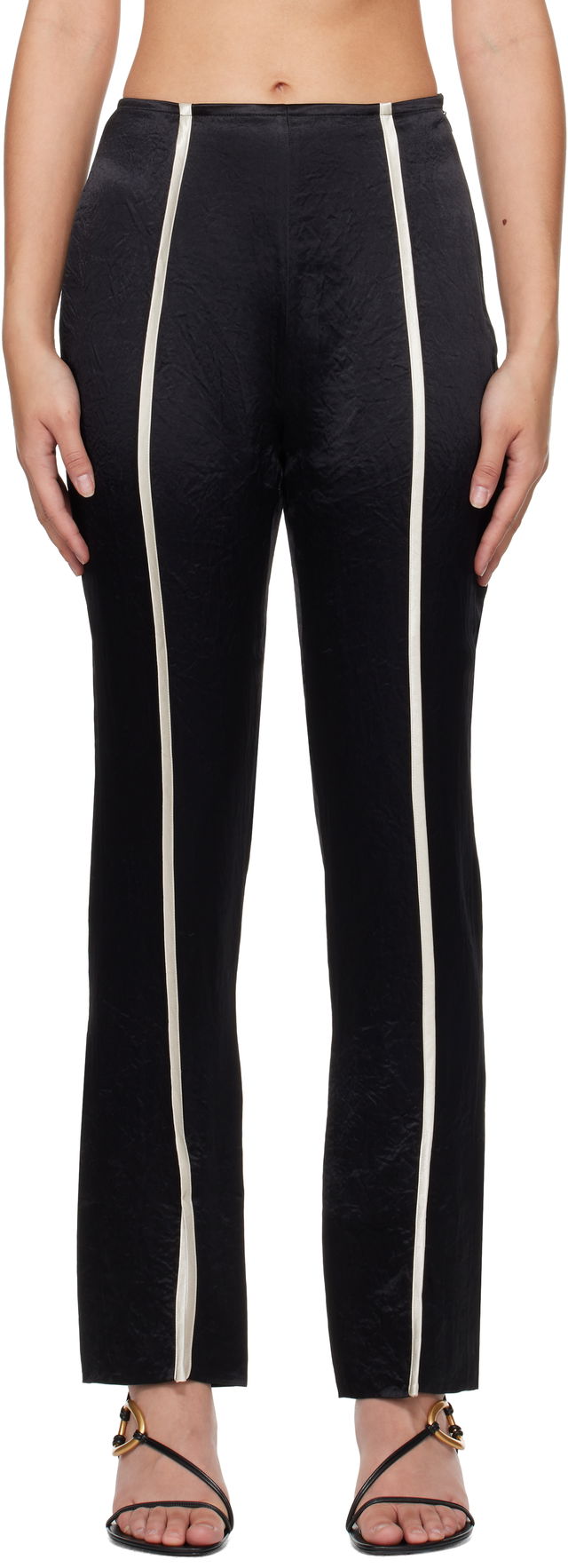 Formal Straight Leg Side Stripe Trousers