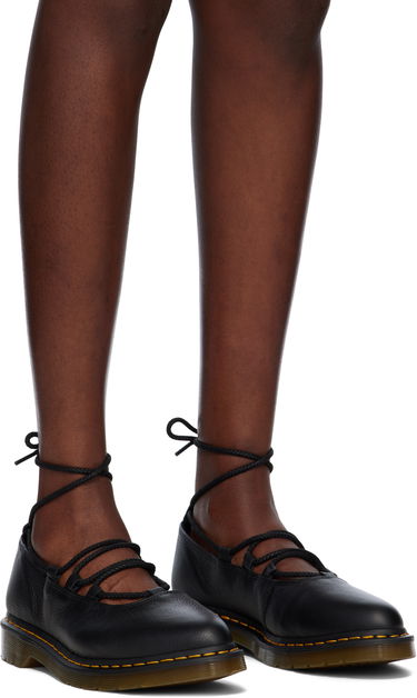 Грижа за обувките Dr. Martens Dr. Martens Elphie II Virginia Leather Ballet Loafers Черно | 40683001, 3