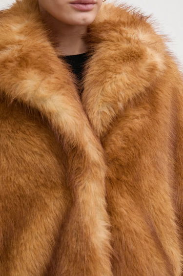 Палта STAND STUDIO Stand Studio Janice Faux Fur Jacket Кафяво | 61239.9156, 4