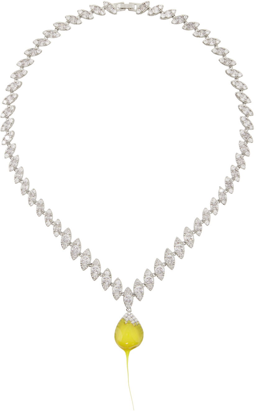 Колие Ottolinger Ottolinger Exclusive Diamond Dip Necklace Жълто | 2500608, 0