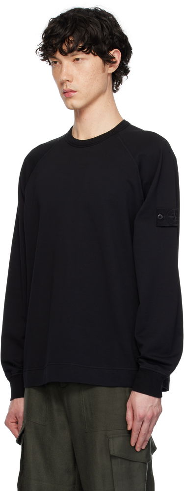 Пуловер Stone Island Stone Island Garment Dyed Sweatshirt Черно | K1S15 6100011 S00F3, 3
