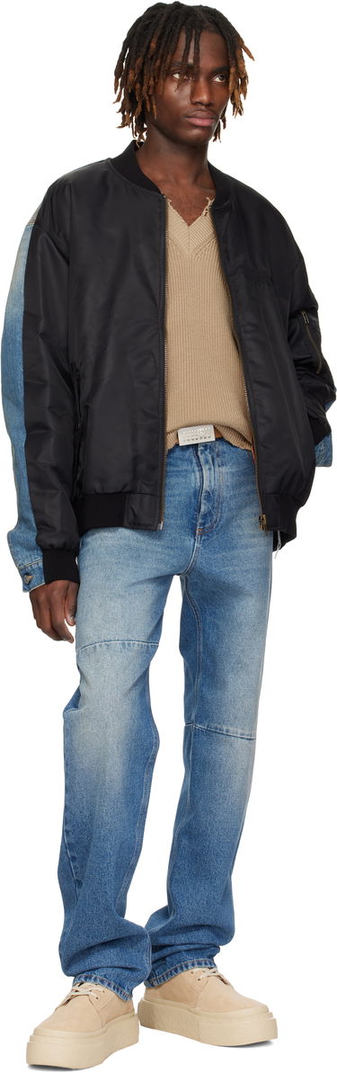 Яке бомбър Maison Margiela MM6 Maison Margiela Sports Denim Bomber Jacket Черно | SH0AM0044 MTN038, 3