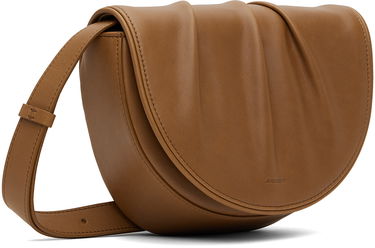 Чанта през рамо ADER ERROR Gathered Leather Shoulder Bag Кафяво | BN01SSBA0603BR, 4