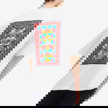 Тениска YMC Triple Quilt Graphic T-Shirt Бяло | P6XAJ-10, 3