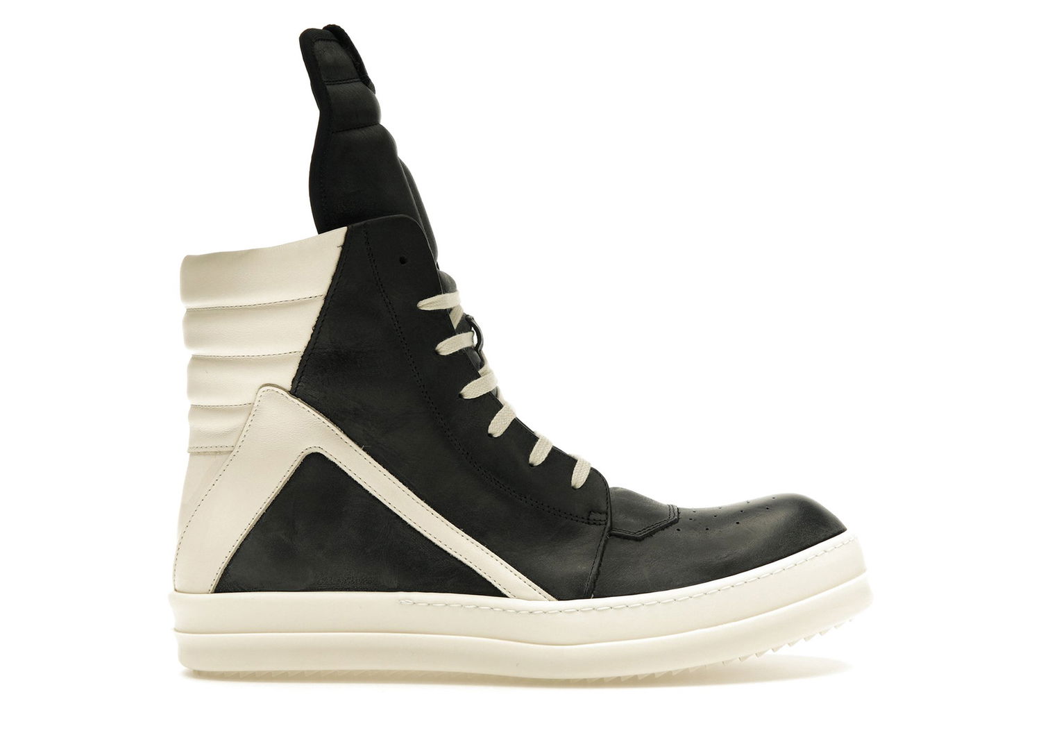 Кецове и обувки Rick Owens Lido Geobasket Бяло | RU01D3894-LOOLCO-911, 0