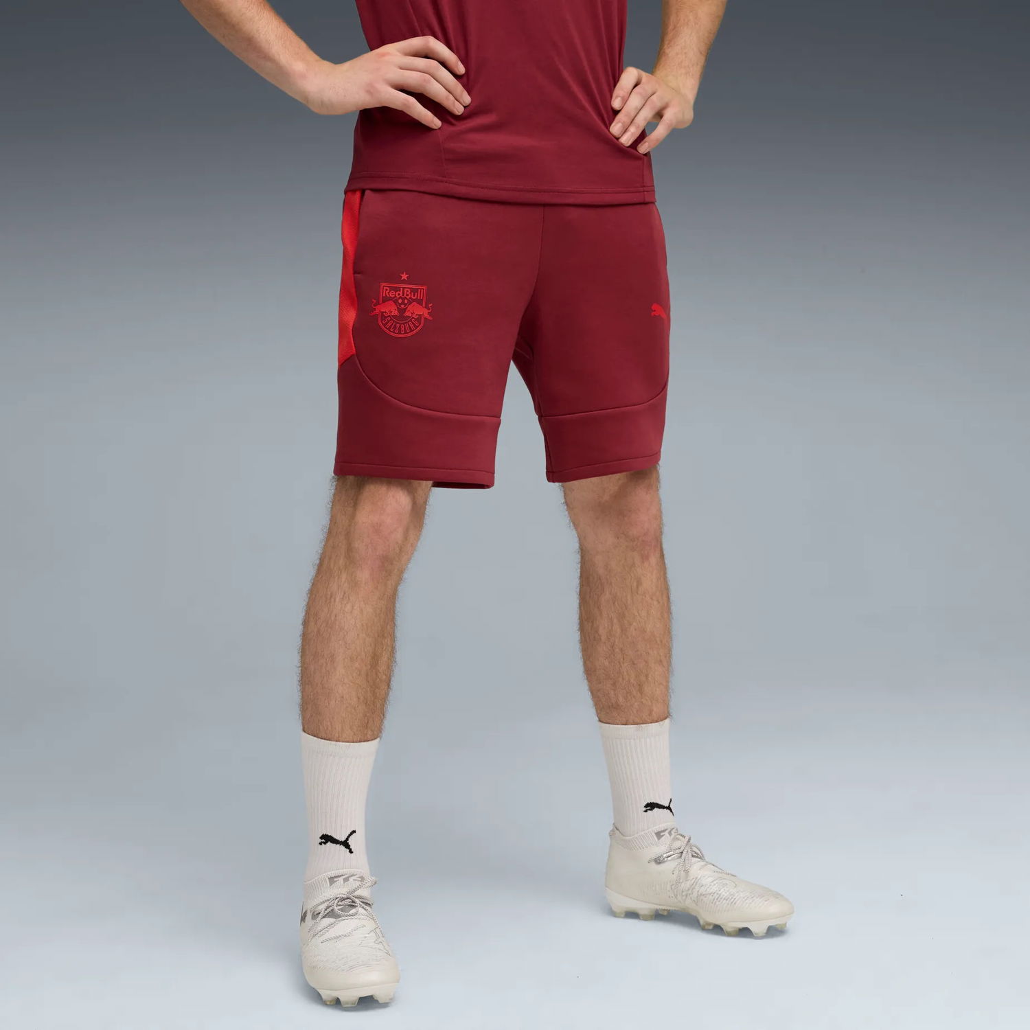 Къси панталони Puma Red Bull Salzburg Evostripe Shorts Бургунди | 781769-10, 1