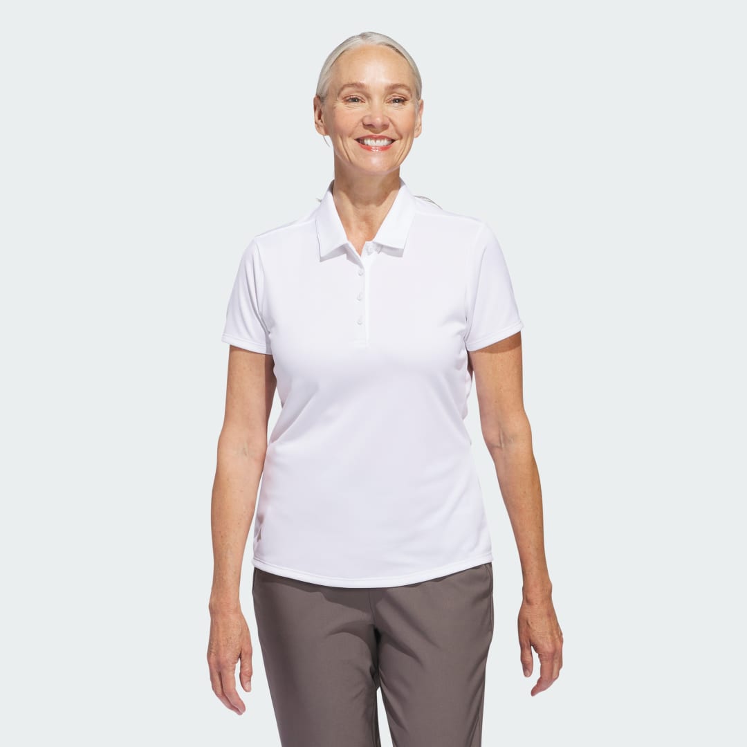 Поло тениска adidas Performance Solid Performance Short Sleeve Polo Shirt Бяло | IP8671, 0