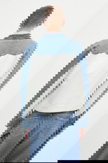 Яке Aries Aries Patchwork Western Carpenter Jacket Синьо | AR7030503, 4