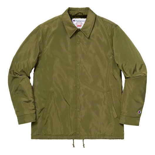 Ветровка Supreme Coaches Label Jacket Зелено | SUP-FW18-367