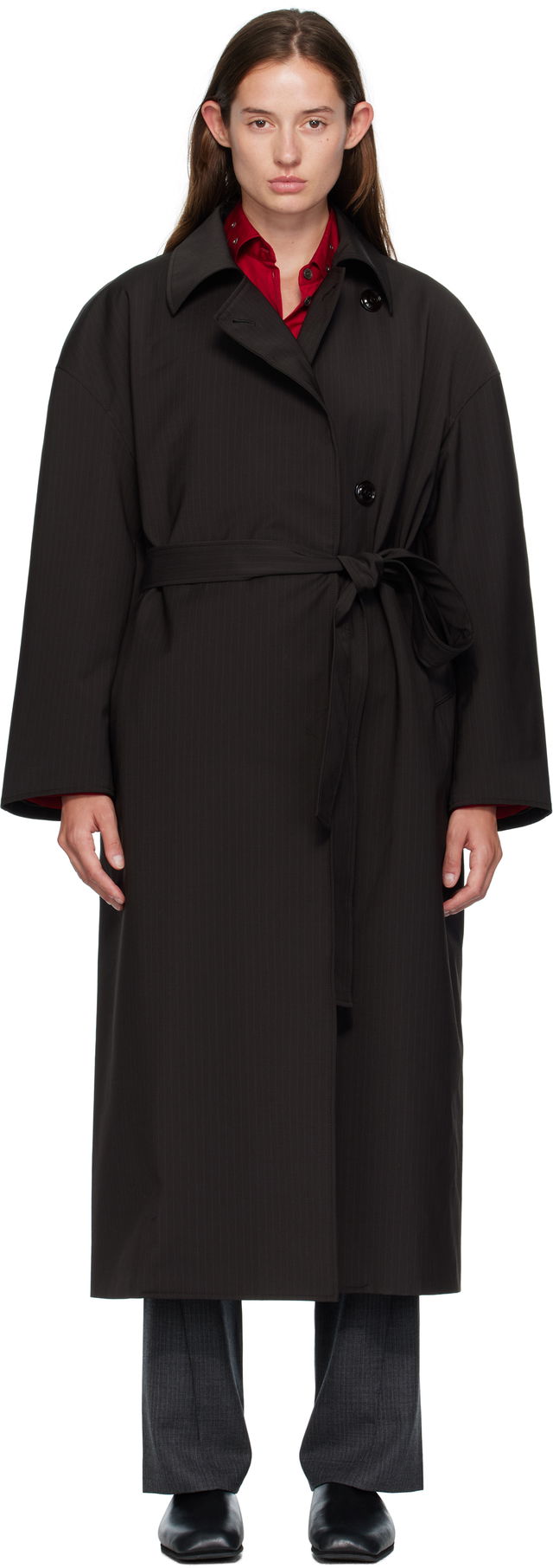 OUR LEGACY Pinstripe Court Coat