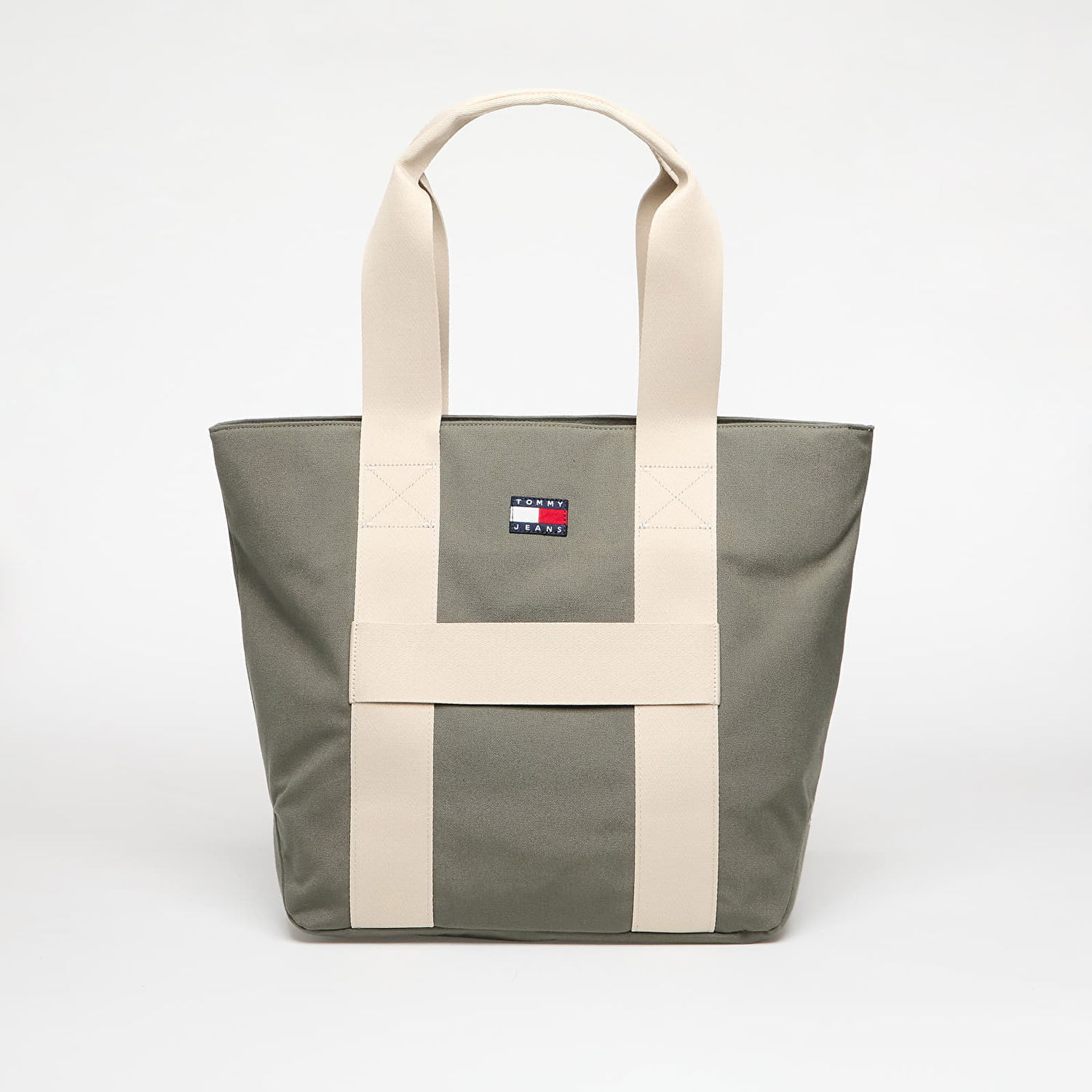 Голяма пазарска чанта Tommy Hilfiger Tommy Jeans Retro Cool Tote Bag Зелено | AM0AM13278 MRH, 0