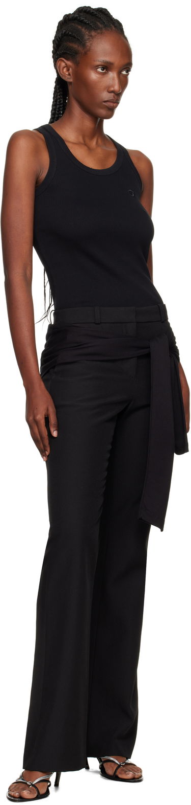 Панталони Coperni Coperni Jersey Wrap Trousers Черно | COPP140F3004, 3