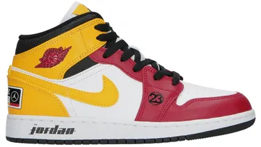Кецове и обувки Jordan Air Jordan 1 Mid SE "Motorsport" GS Жълто | DJ0336-067, 0