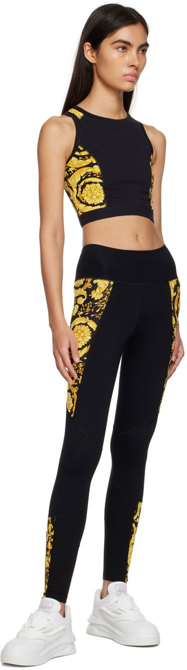 Клинове Versace Versace Barocco Leggings Черно | 1008683_1A06656_5B010, 3