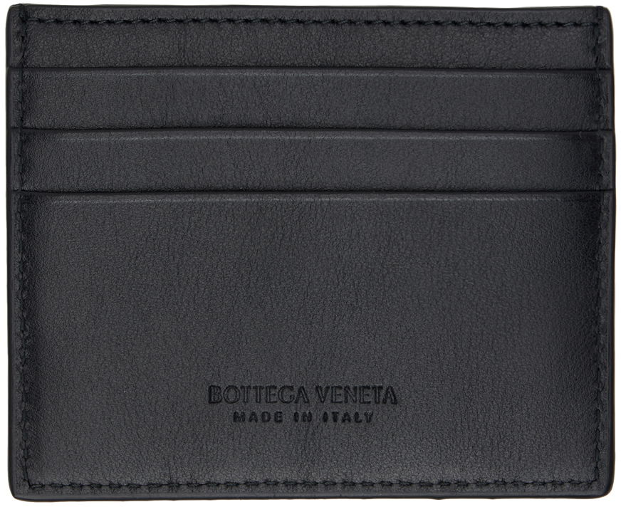 Портфейл Bottega Veneta Intrecciato Card Holder Черно | 778031-V3R53, 1