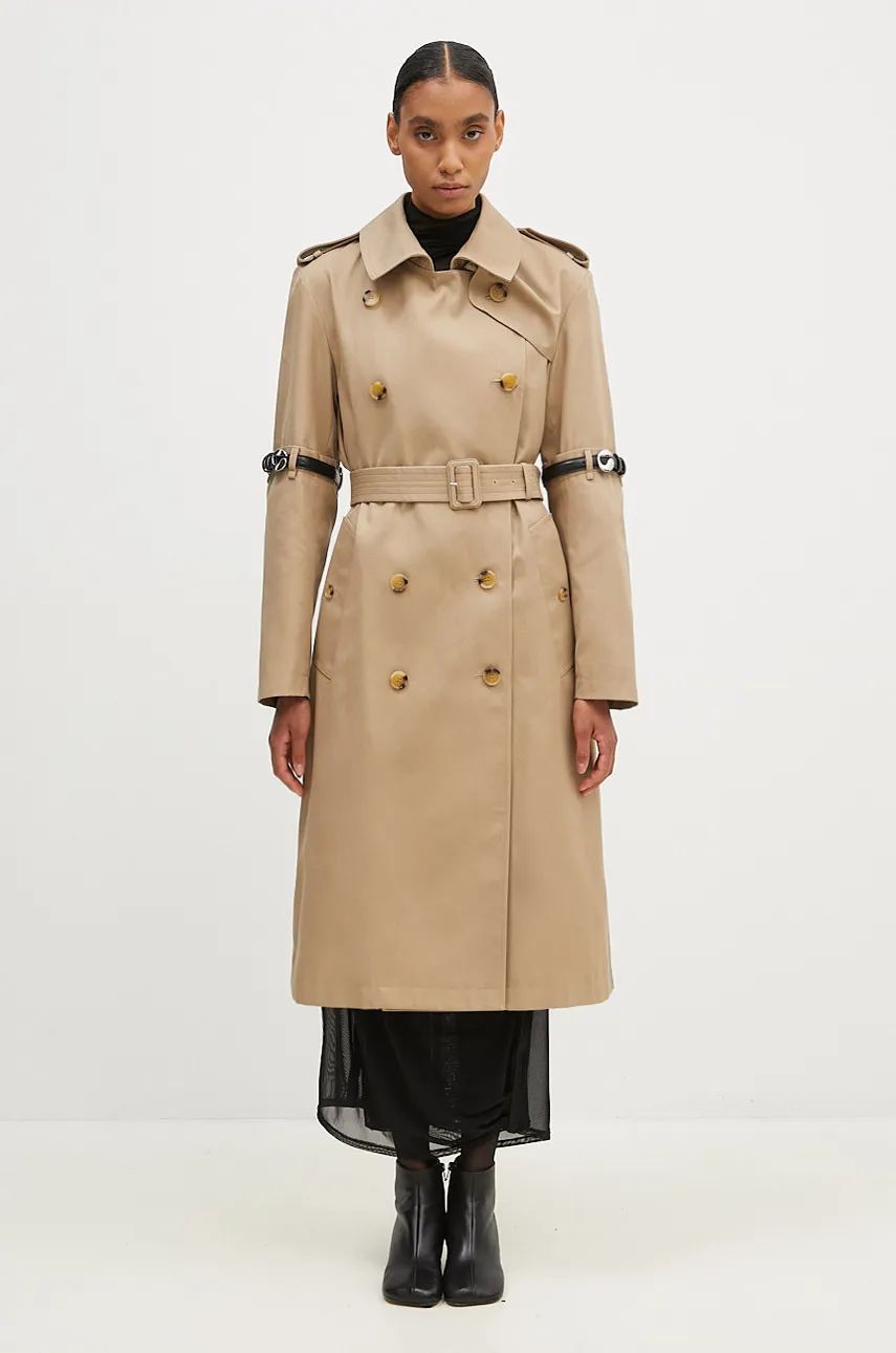 Тренчкот Coperni Hybrid Trench Coat Бежово | COPM21836, 0