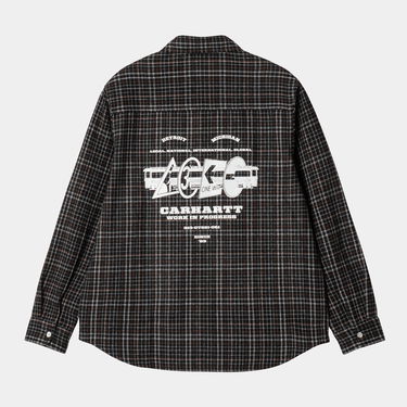 Риза Carhartt WIP Carhartt WIP Runaway Millett Long Sleeve Shirt Кафяво | I034383_4, 4
