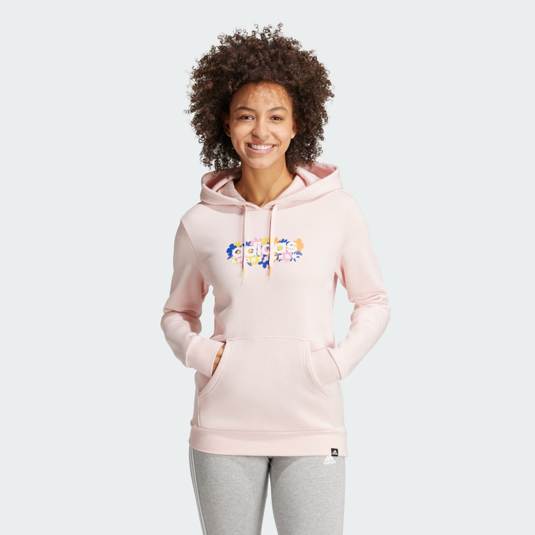 Суитчър adidas Performance Soft Side 2.0 Graphic Hoodie Розово | IW5158, 0