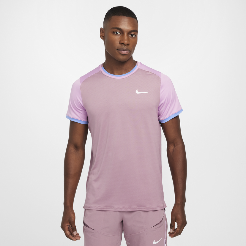 Тениска Nike Dri-FIT Advantage Tennis T-Shirt Лилаво | FD5320-523