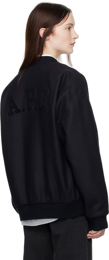 Яке бомбър A.P.C. Wool Bomber Jacket Тъмно синьо | WVBDE-M02974, 2