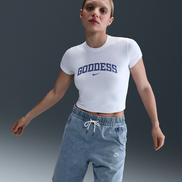 Тениска Nike Sportswear Goddess T-Shirt Бяло | IM0331-100, 3