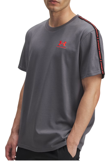 Тениска Under Armour UA Icon HWT Taping T-Shirt Сиво | 1390300-025, 0