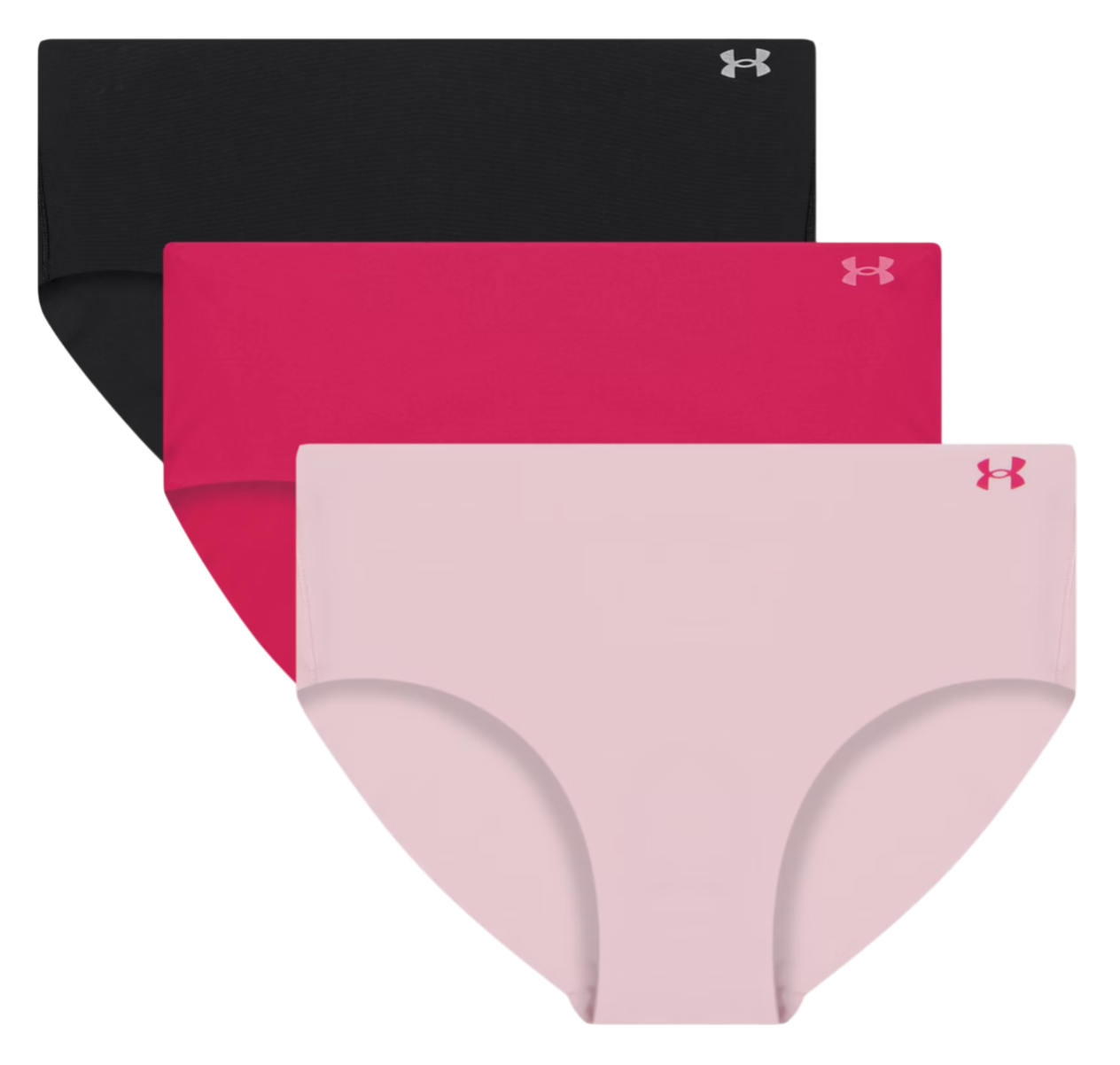 гащички Under Armour Under Armour Pure Stretch No Show Hipster Panties, 3-Pack Многоцветен | 1383895-681, 0
