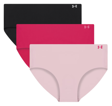 гащички Under Armour Under Armour Pure Stretch No Show Hipster Panties, 3-Pack Многоцветен | 1383895-681, 0