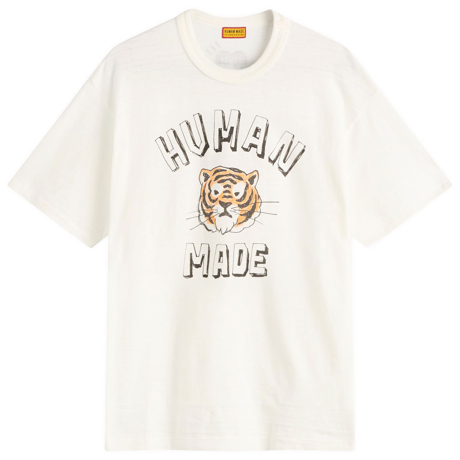 Тениска Human Made Human Made Drawn Tiger Graphic T-Shirt, Size Large Бяло | HM30TE019-WHT, 0