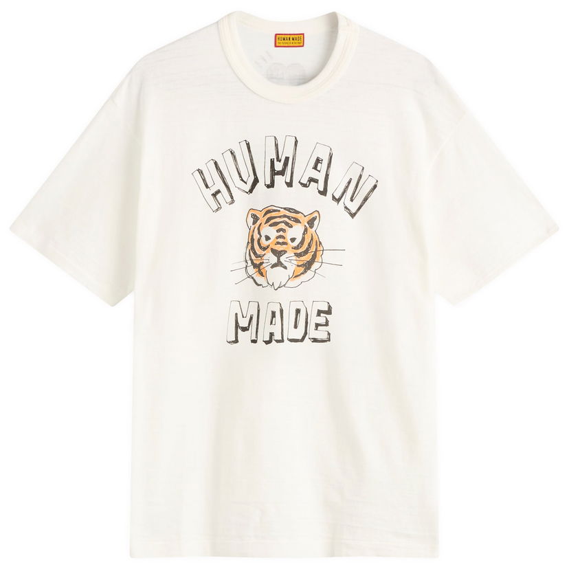 Тениска Human Made Human Made Drawn Tiger Graphic T-Shirt, Size Large Бяло | HM30TE019-WHT