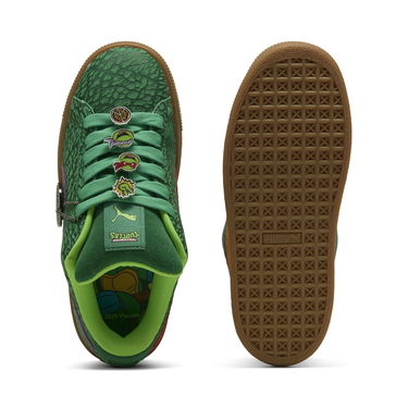 Кецове и обувки Puma PUMA x TMNT Suede XL Зелено | 401427_01, 3