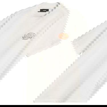 Тениска AMIRI AMIRI Station Patch T-Shirt, Size Large Бяло | AMJYTE1201-Ivory, 0