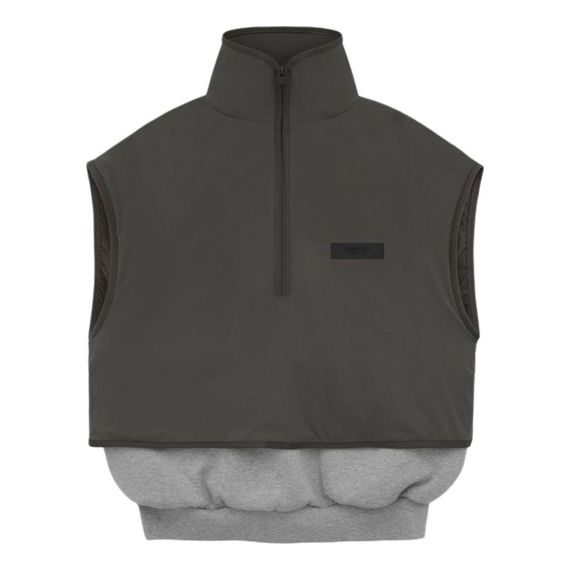Жилетка Fear of God Essentials Fleece Mockneck Vest Сиво | 202SP244293F