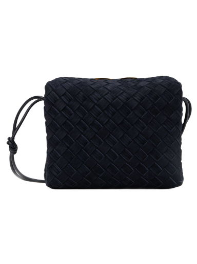 Чанта през рамо Bottega Veneta Small Loop Bag Тъмно синьо | 723548 V3B01