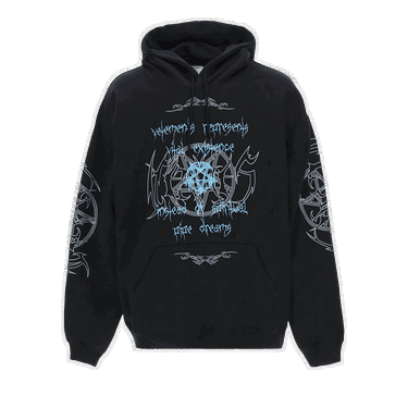 Суитчър VETEMENTS Vital Existence Hoodie Черно | UA53HD460B BLAC, 0