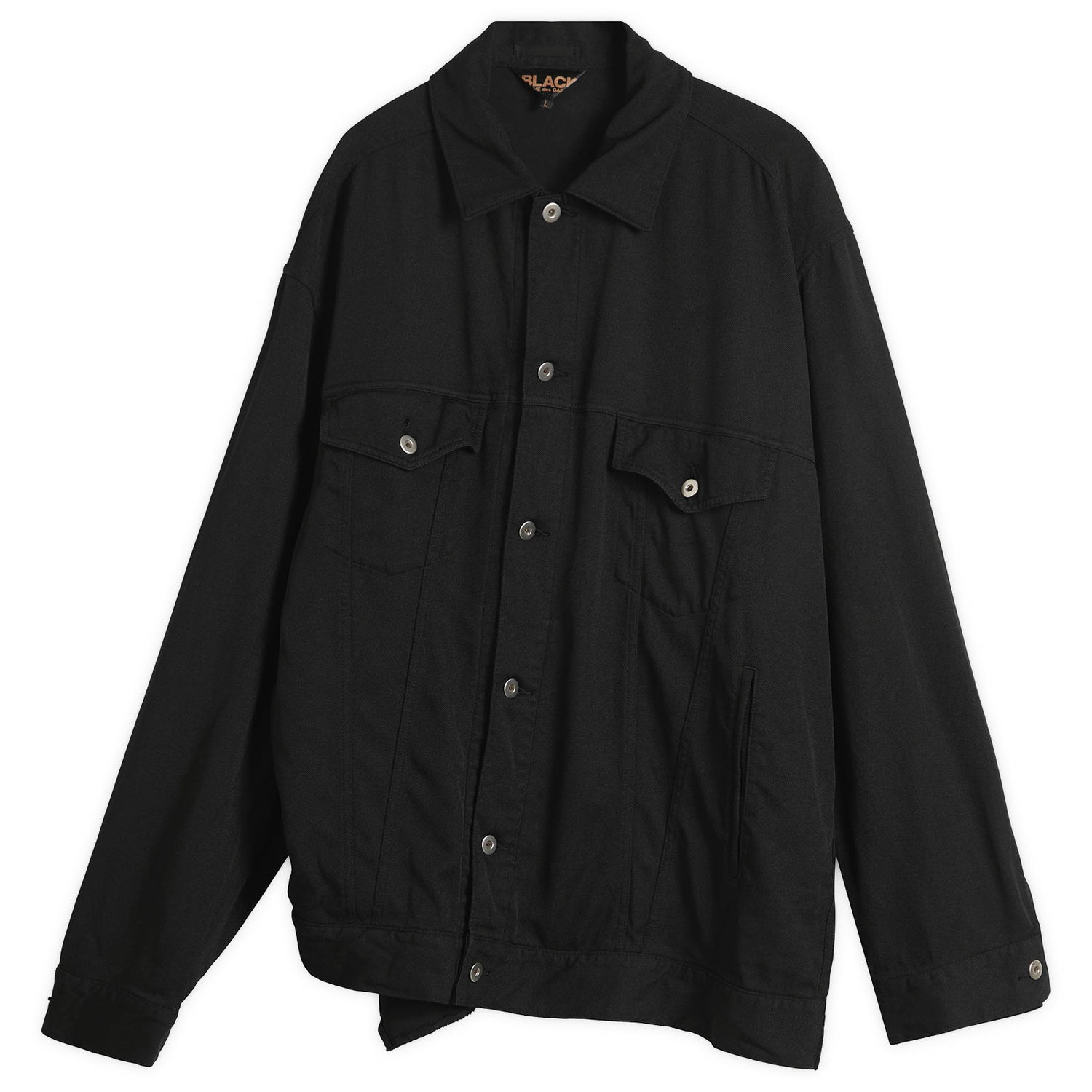 Яке Comme des Garçons Comme des Garçons Asymetric Denim Jacket Черно | 1P-J017-W25-1, 1