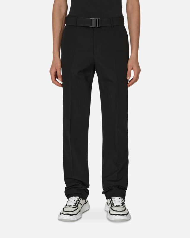 Buckle Dry Wool Slim Pants