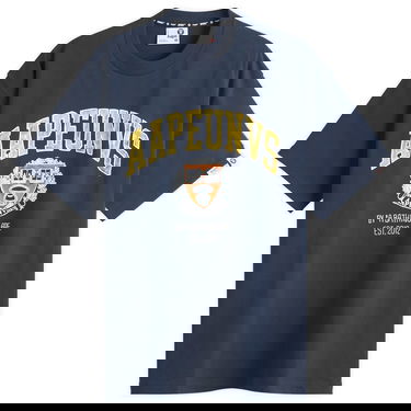 Тениска AAPE by A Bathing Ape AAPE College Theme T-Shirt, Size Large Тъмно синьо | AAPTEM1626XX-NYD, 1