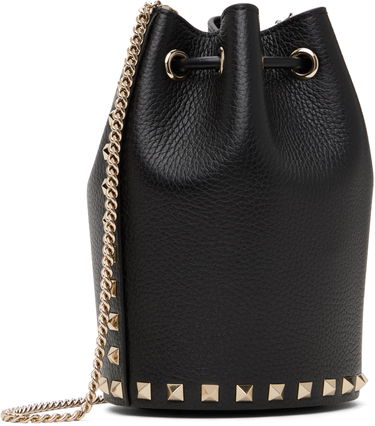 Дамска чанта Valentino Valentino Garavani Mini Rockstud Drawstring Bag Черно | 6W2P0AI4VSH, 2