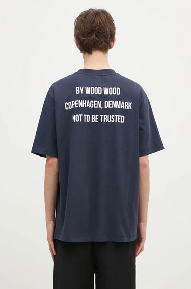 Тениска WOOD WOOD Wood Wood Asa Not To Be Trusted T-Shirt Тъмно синьо | 10325706.2222, 2