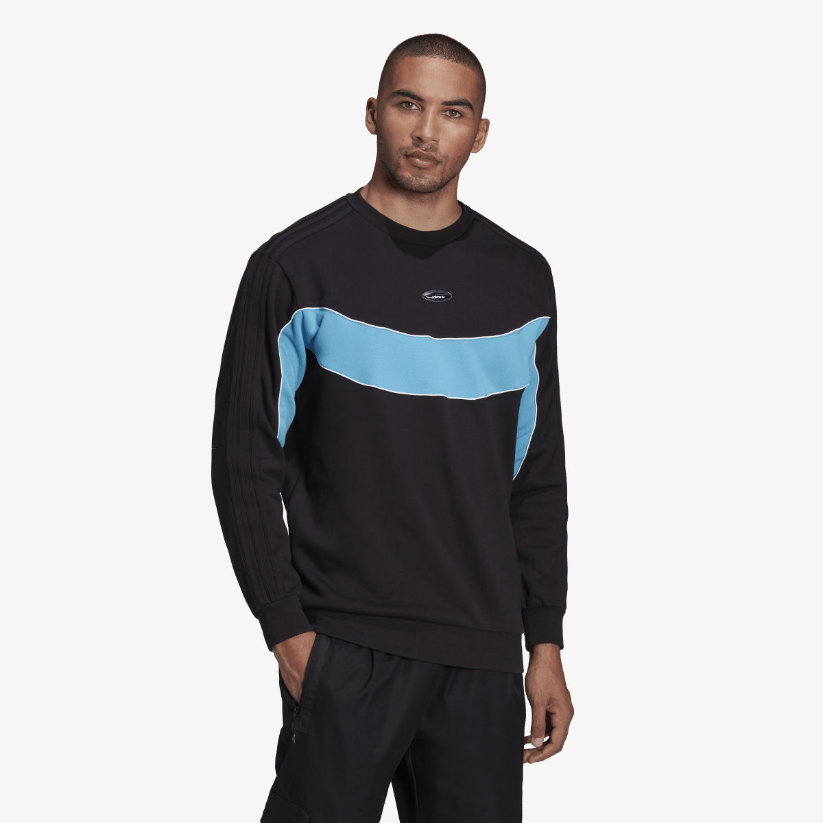 Суитчър adidas Originals Q2 Crew Черно | HC9491, 0
