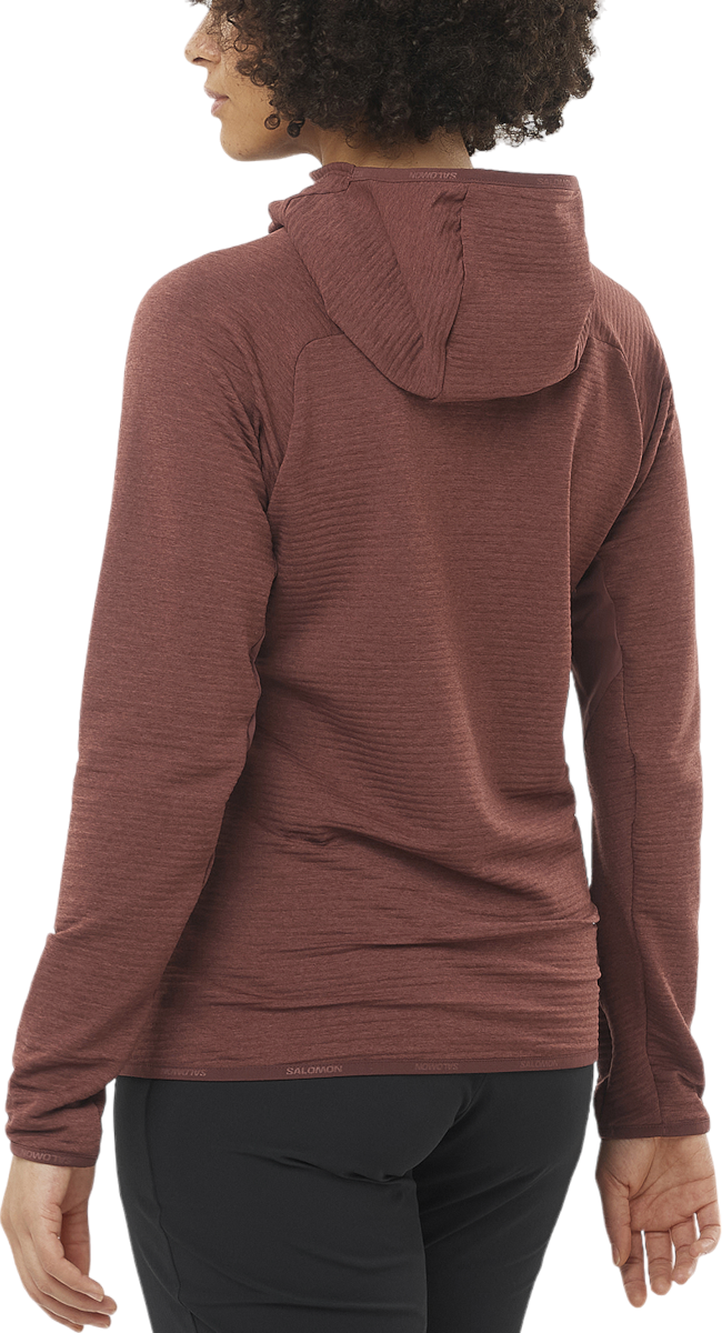 Суитчър Salomon ESSENTIAL LIGHTWARM Hoodie Кафяво | lc2278300, 1