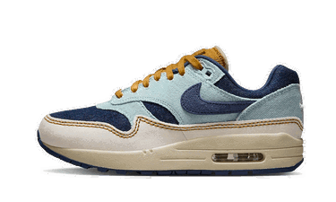 Кецове и обувки Nike Air Max 1 87 Denim "Aura" Синьо | FQ8900-440, 2